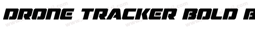 Drone Tracker Bold B字体转换